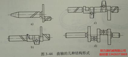 曲轴的几种结构形式