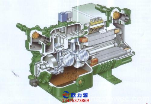 活塞式制冷压缩机结构图